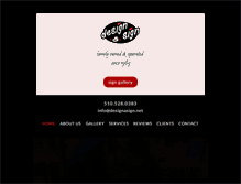 Tablet Screenshot of designasign.net